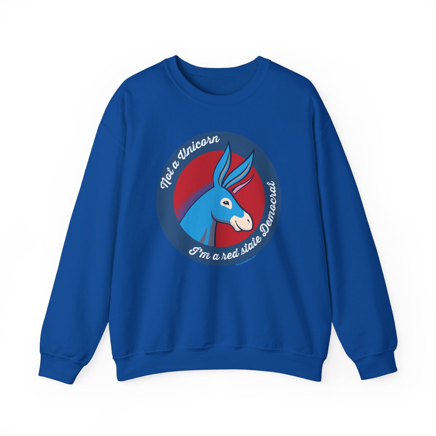 Not a Unicorn–a Red State Democrat: Unisex Heavy Blend™ Crewneck Sweatshirt